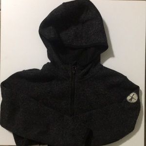 H&M black/gray zip up hoodie